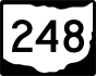 State Route 248 marker