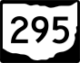 State Route 295 marker