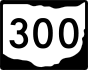 State Route 300 marker
