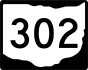 State Route 302 marker