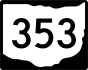 State Route 353 marker