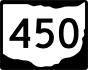 State Route 450 marker