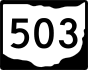 State Route 503 marker
