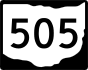 State Route 505 marker