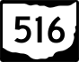 State Route 516 marker