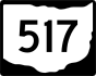 State Route 517 marker