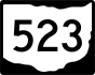 State Route 523 marker