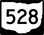 State Route 528 marker