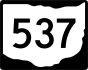 State Route 537 marker