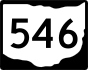 State Route 546 marker