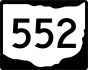 State Route 552 marker