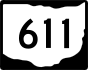 State Route 611 marker