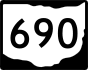 State Route 690 marker
