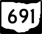 State Route 691 marker