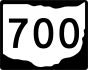 State Route 700 marker