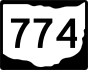 State Route 774 marker