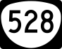 Oregon Route 528 marker