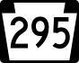 PA Route 295 marker