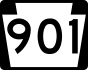 PA Route 901 marker