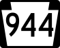 PA Route 944 marker