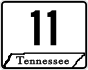 State Route 11 primary marker