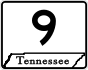 State Route 9 primary marker