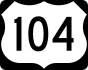 U.S. Route 104 shield