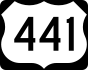 U.S. Highway 441 marker