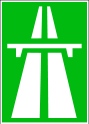 Motorväg sign