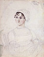 Jane Austen, drawn by her sister Cassandra (c. 1810)