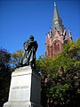 Luther Place Memorial Church - Martin Luther statue.jpg