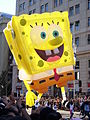 The float of SpongeBob at Paris in 2010