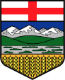 Shield of arms of Alberta
