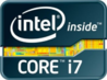 Intel Inside Core i7 Extreme Edition with horizontal variation