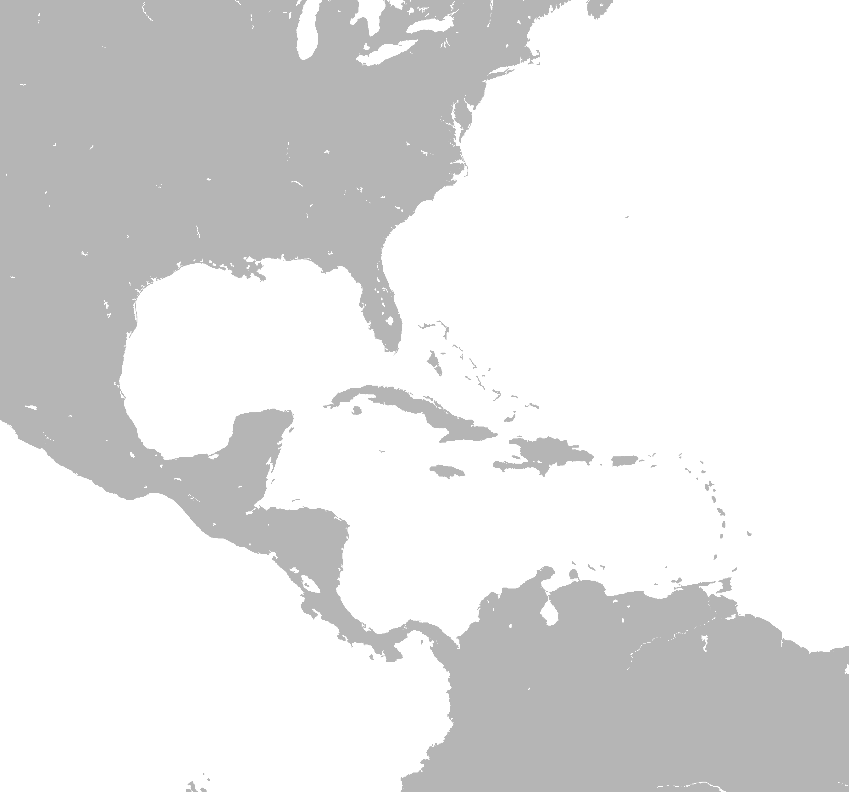 Printable Blank Map Of The Antilles