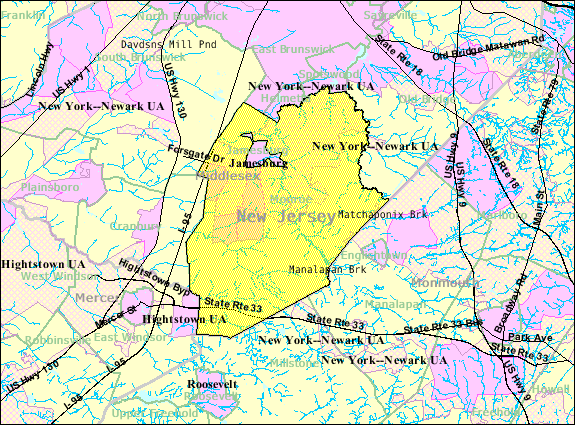 monroe township zoning map
