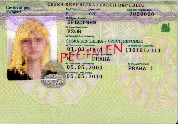 Czech passport