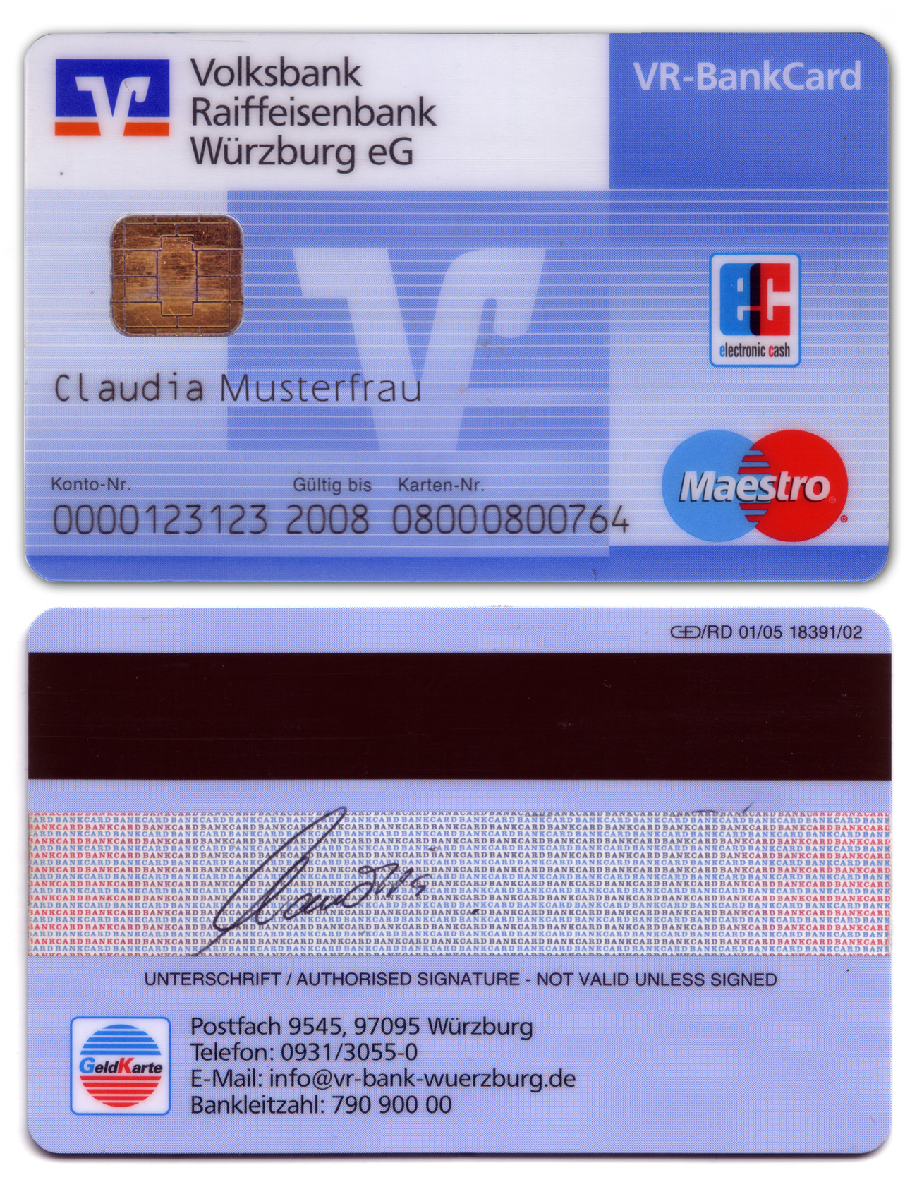 Maestro debit Card 