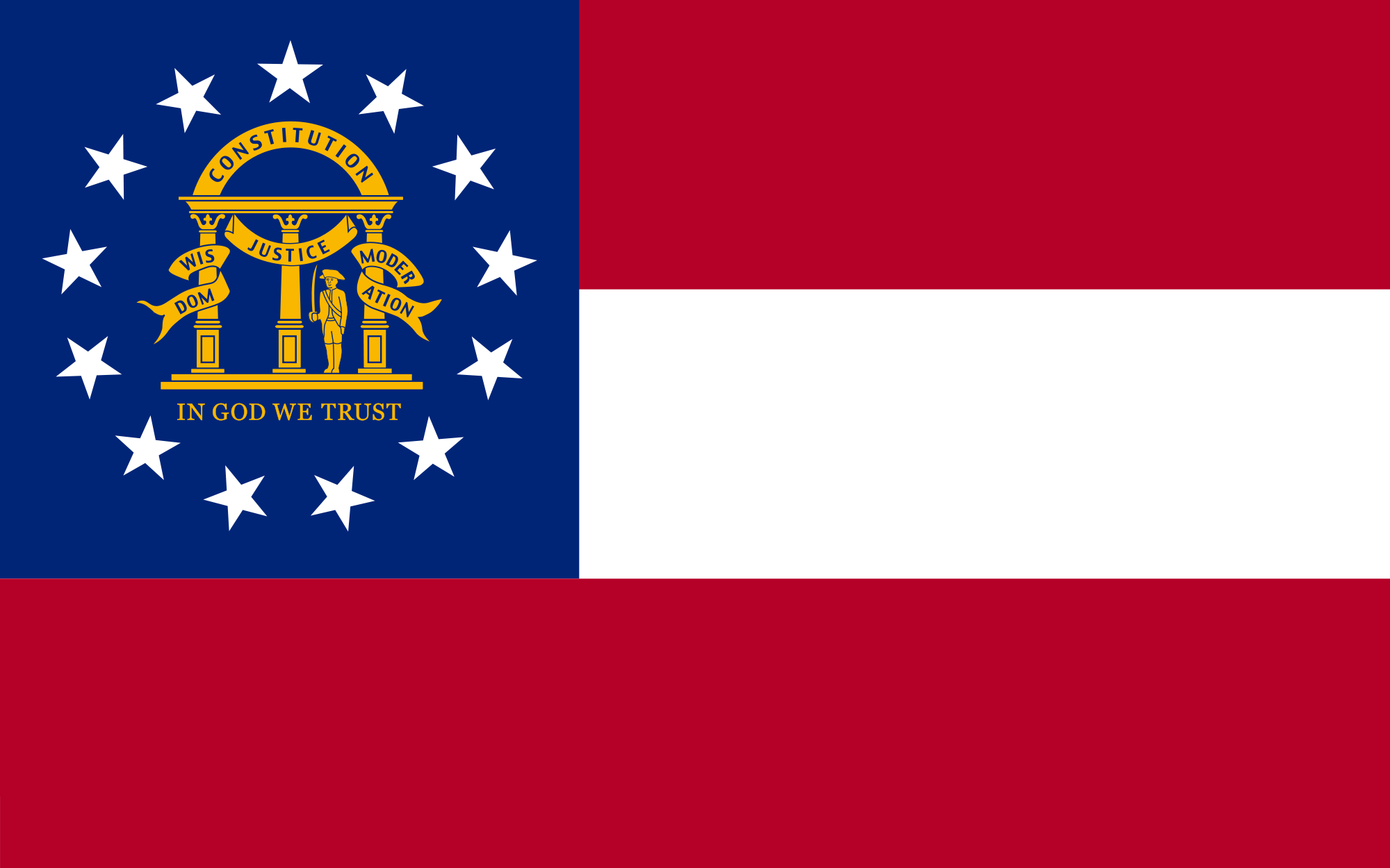 List Of Mayors Of Atlanta   Georgia State Flag 