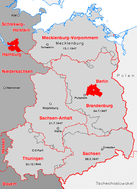 Administrative divisions of East Germany