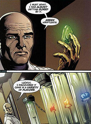Gold Kryptonite Metal Meteor Rock w/ Lead Case Superman Smallville Man of Steel 