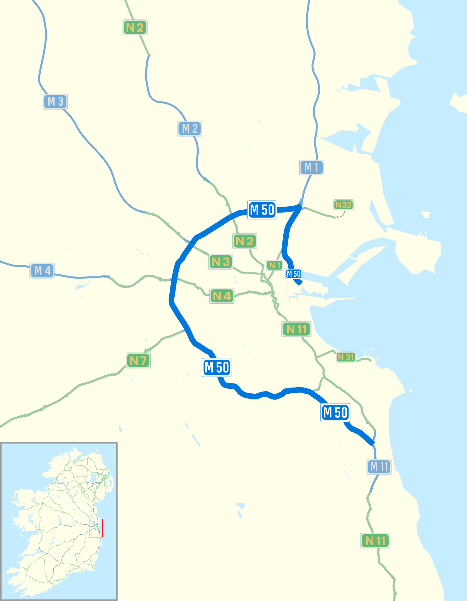 M50 Motorway Ireland   M50 Motorway (Ireland) 