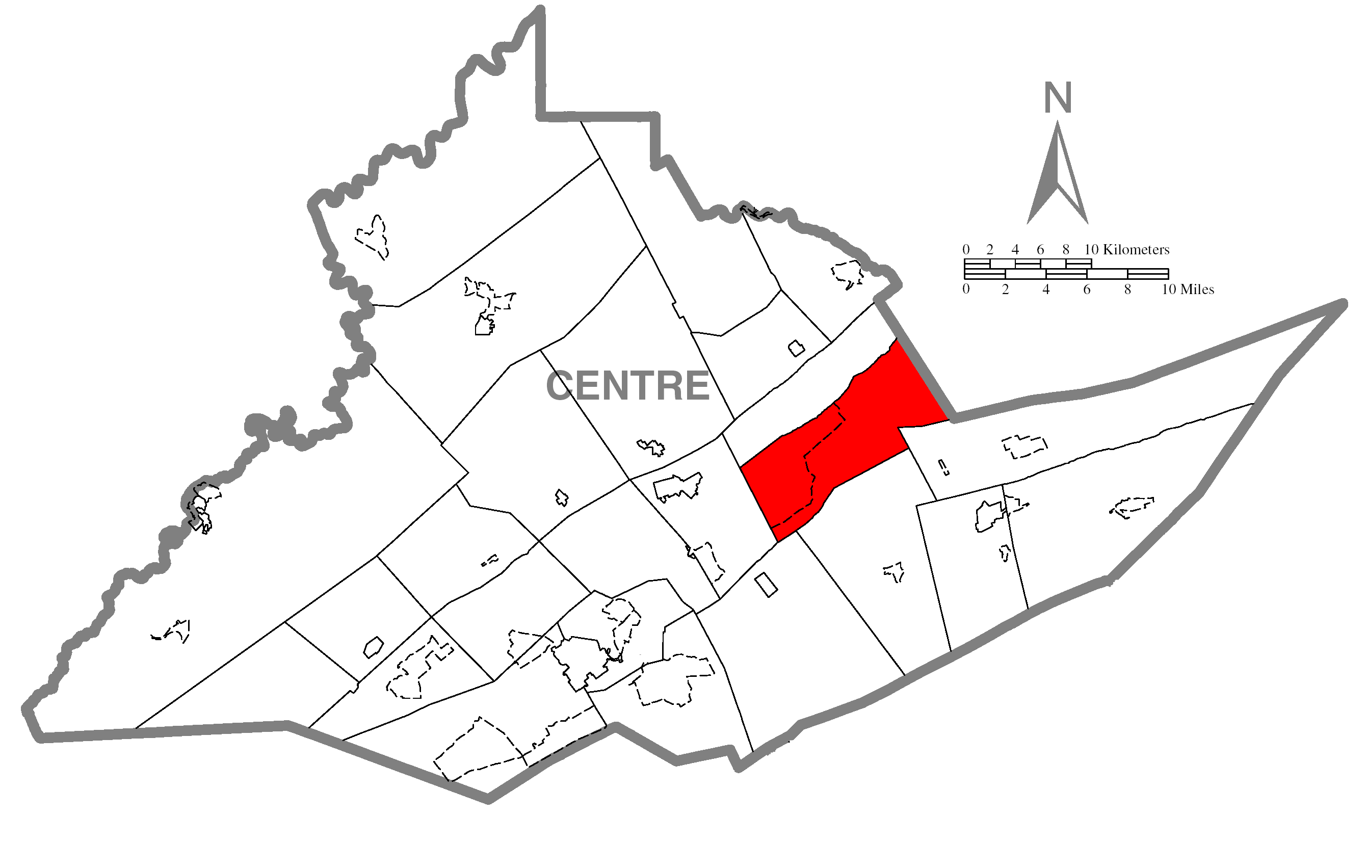 Centre County Pennsylvania Digital Zip Code Map - vrogue.co