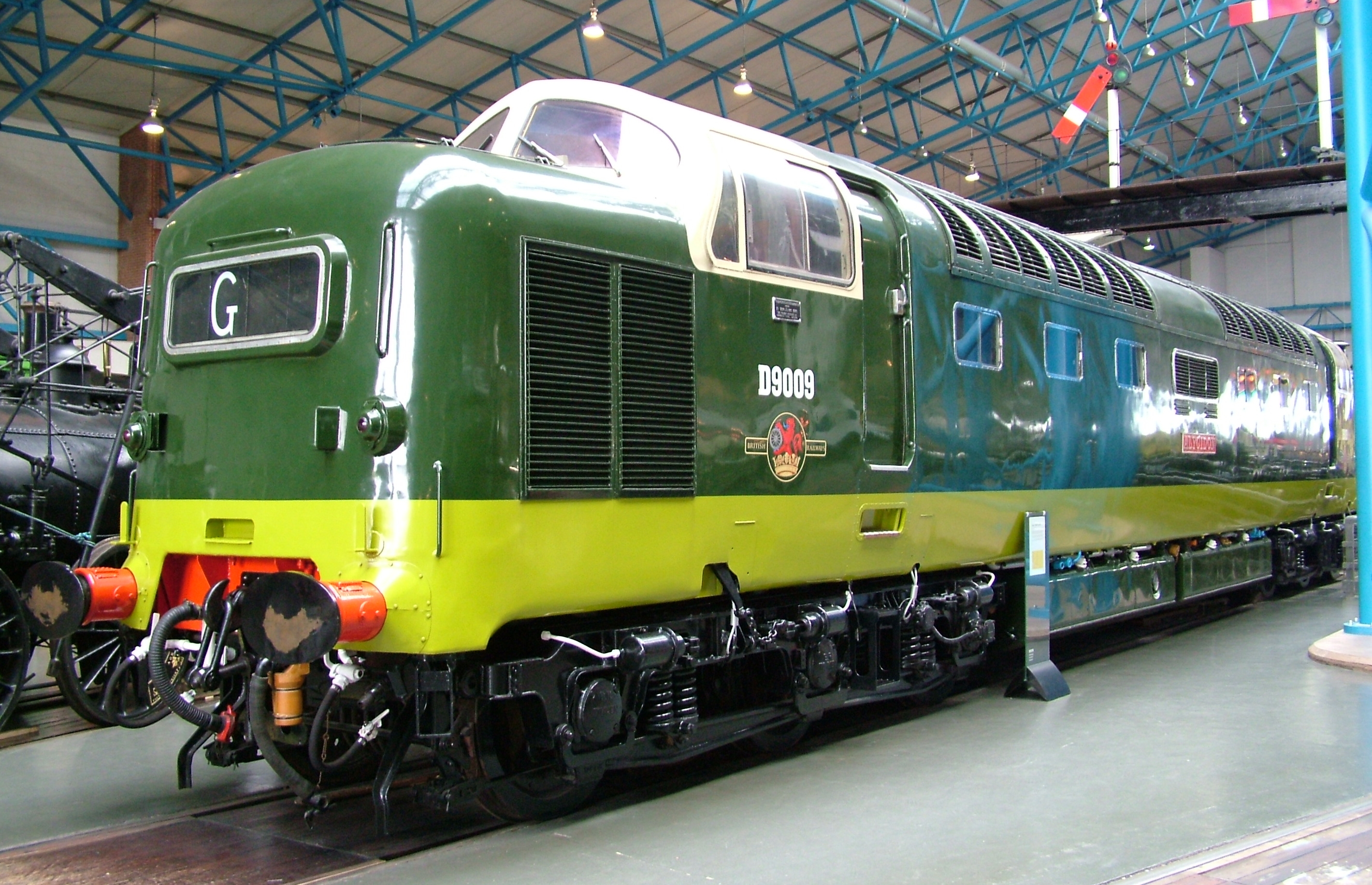 Deltic Alycidon Pullman Train Class 55 D9009 British Railways Christmas Card 