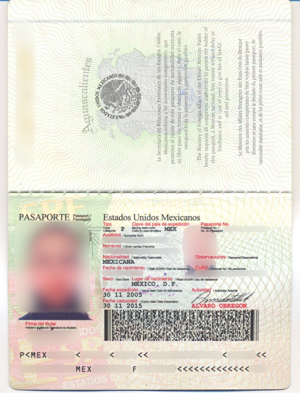 Mexican Passport