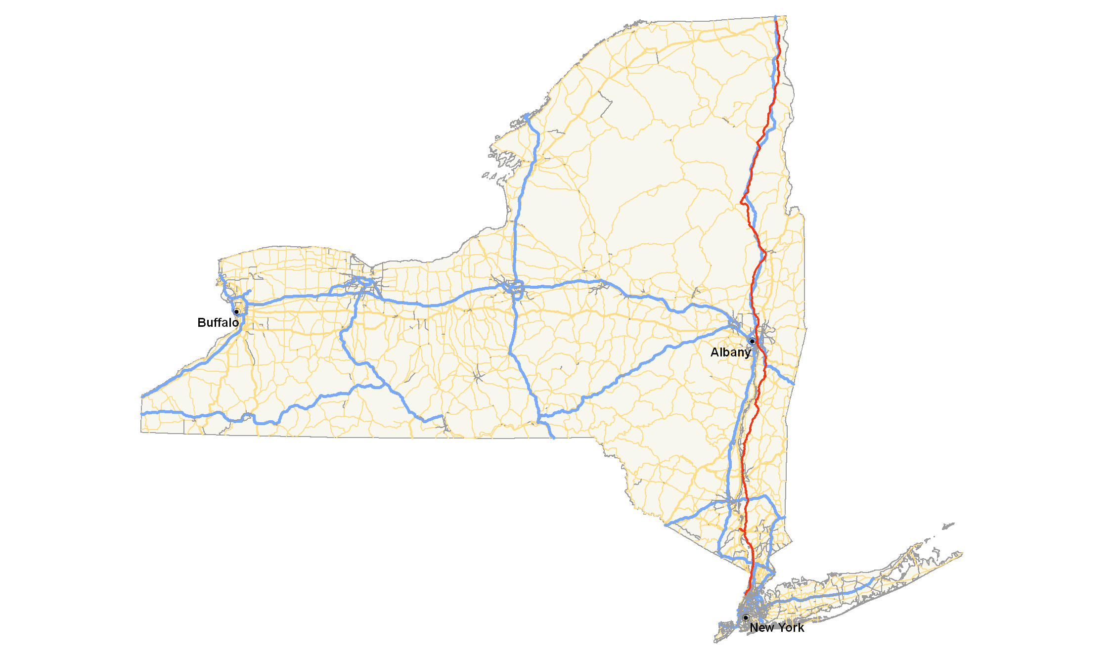 U.S. Route 9 in New York